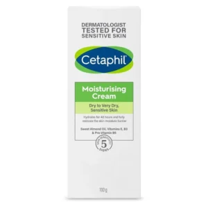Cetaphil Moisturising Cream – 48-Hour Hydration for Dry to Very Dry, Sensitive Skin (100g)