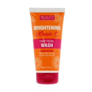 Beauty Formulas Brightening Vitamin C Daily Facial Wash – Refreshing Cleanser for Clear, Radiant Skin (150ml)
