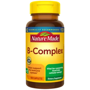 Nature Made B-Complex with Vitamin C – Energy & Immunity Support (100 Caplets)
