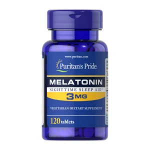 Puritan's Pride Melatonin 3 mg Night Time Sleeping Aid 120 Tablets In Bangladesh