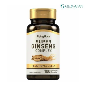 Piping Rock Ginseng Complex Capsules | 100 Count | with Royal Jelly | Non-GMO, Gluten Free Supplement