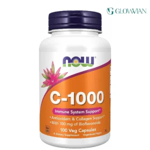 NOW Vitamin C-1000 with 100mg Bioflavonoids – 100 Veg Capsules