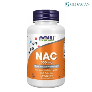 NOW Supplements, NAC (N-Acetyl Cysteine) 600 mg with Selenium, 100 Veg Capsules
