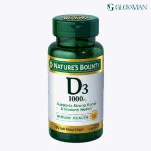 Nature’s Bounty Vitamin D3 25mcg 1000 IU – 120 Softgels