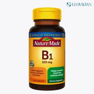 Nature Made Vitamin B1 – 100 mg | 100 Tablets