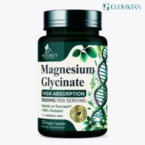Nature's Nutrition Magnesium Glycinate 1000mg - Magnesium for Bone, Muscle, Nerves & Heart Health Support, Natures Sleep Support, Best Mag Supplement Pills for Whole Body - Chelated for Ultra Absorption - 60/120 Capsules