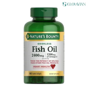 Nature’s Bounty Odorless Fish Oil – 1200mg with Omega-3 | 90 Softgels