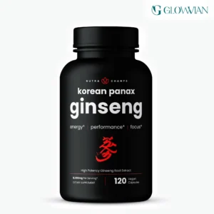Nutra Champs Korean Panax Ginseng 12,000 mg – 120 Vegan Capsules