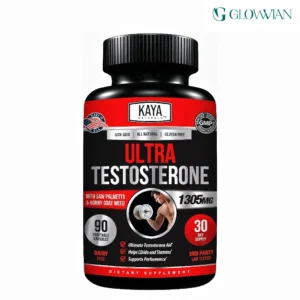 KAYA Naturals Ultra Testosterone – 1305mg | Boost Energy, Strength & Performance | 90 Veg Capsules | 30 Day Supply