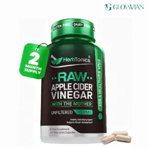 Herbtonics Raw Apple Cider Vinegar 1500 mg 120 Veg Tablets