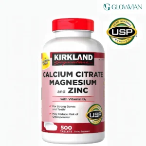 Kirkland Signature Calcium Citrate Magnesium and Zinc With Vitamin D3- 500 Tablets