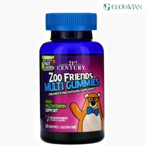 21st Century Zoo Friends Multi Gummies - 60 Count | Fun Animal Shapes for Kids Daily Nutrition
