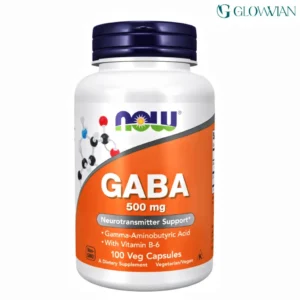 NOW GABA 500 mg - 100 Veg Capsules | Natural Relaxation & Calm Support