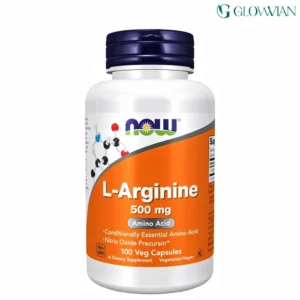 NOW L-Arginine Amino Acid 500mg 100 Capsules