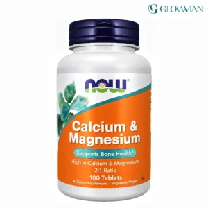 NOW Calcium & Magnesium 2:1 Ratio, High Potency, Supports Bone Health -100 Tablets