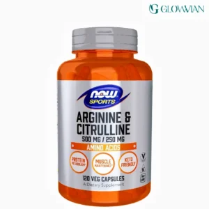 Now Arginine & Citrulline 500 mg 250 mg 120 - Veg Capsules