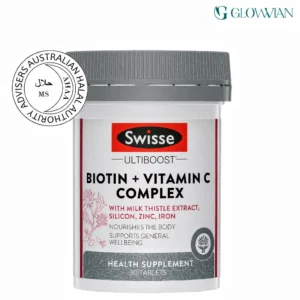 Swisse Ultiboost Biotin + Vitamin C Complex 30 Tablets