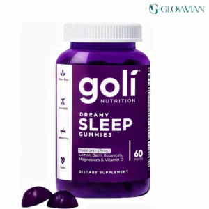 Goli Dreamy Sleep Gummy - 60 Count - Melatonin, Vitamin D, Magnesium, and Lemon Balm Extract