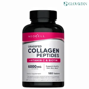 Neocell Collagen Peptides + Vitamin C & Biotin (6,000 mg) Grassfed – 180 tablets