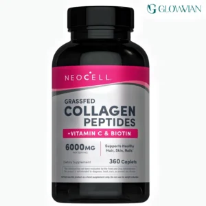 Neocell Collagen Peptides + Vitamin C & Biotin (6,000 mg) Grassfed – 360 tablets