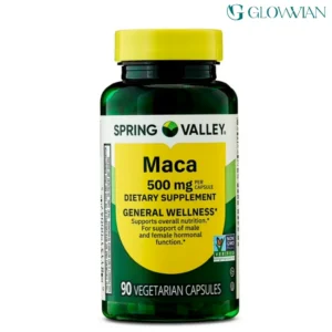Spring Valley Maca Dietary Supplement Vegetarian Capsules for General Wellness, 500 mg, 90 Count