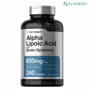 Horbäach Alpha Lipoic Acid 600mg -240 Capsules with Biotin Optimizer