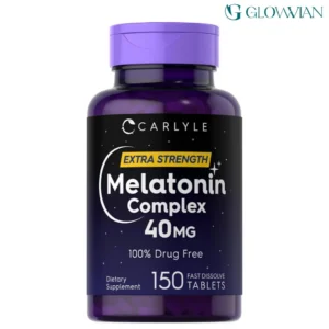 Carlyle Melatonin 40mg Complex | 150 Fast Dissolve Tablets | Extra Strength Support