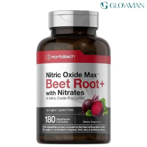 Nitric Oxide Beet Root Capsules and Precursor | with Nitrates | 180 Count