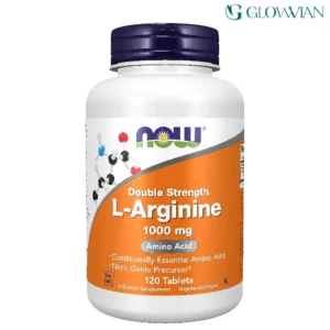 Now L-Arginine (1,000 mg) Double Strength – 120 tablets