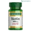 Nature's Bounty Biotin, Supports Metabolism for Energy and Healthy Hair, Skin, and Nails, 1000 mcg, 100 Tablets