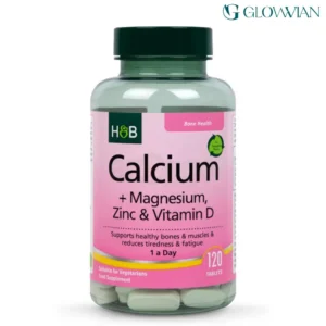 Holland & Barrett Calcium + Magnesium, Zinc & Vitamin D 120 Tablets