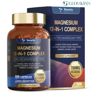Totaria Health Magnesium 12-in-1 Complex 700mg High Absorption 120 Capsules
